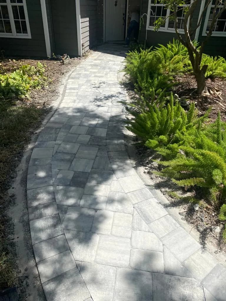 Travertine pool deck pavers in Sarasota, FL